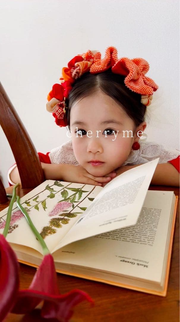 a*m様 七五三　七五三髪飾り　ヘッドドレス　着物髪飾り　リメイク髪飾り　042