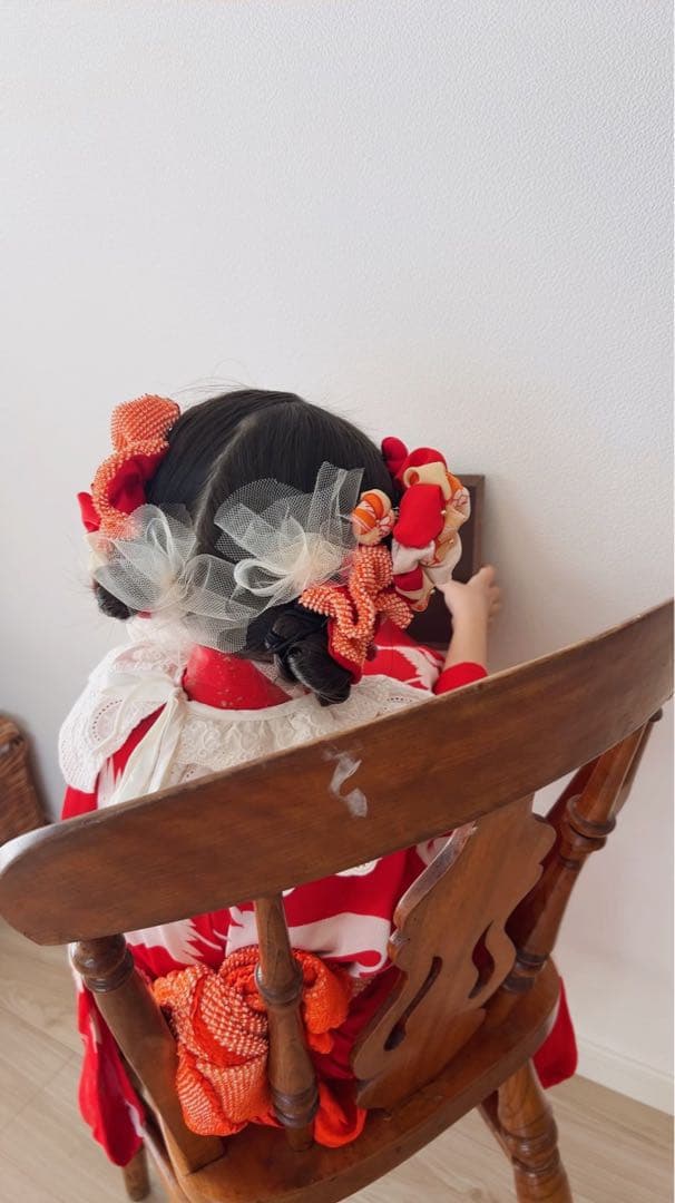 a*m様 七五三　七五三髪飾り　ヘッドドレス　着物髪飾り　リメイク髪飾り　042