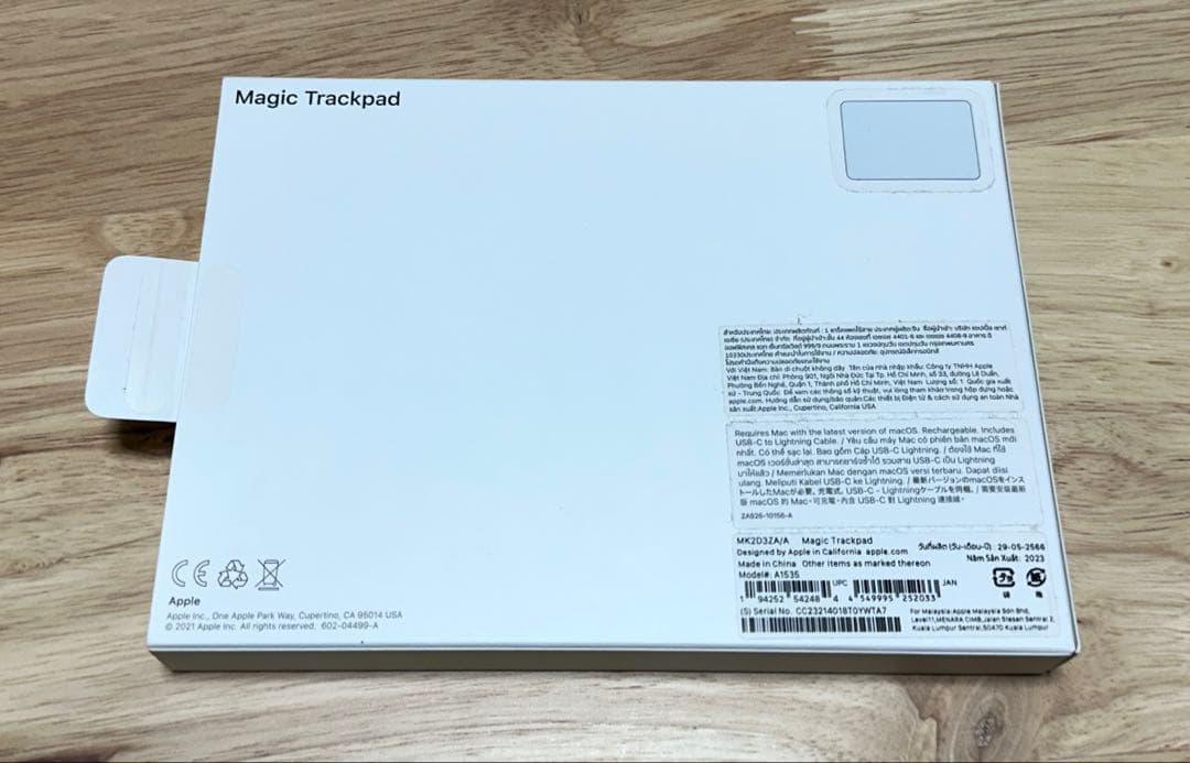 Magic Trackpad2 ホワイト 純正本体&純正ケーブル