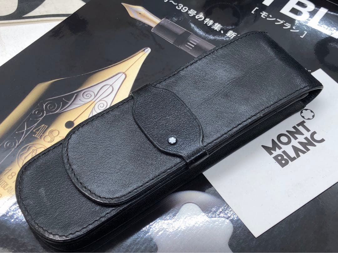 モンブラン　★稀少なヴィンテージ初期型マイスター★シエナ本革ペンポーチNo906