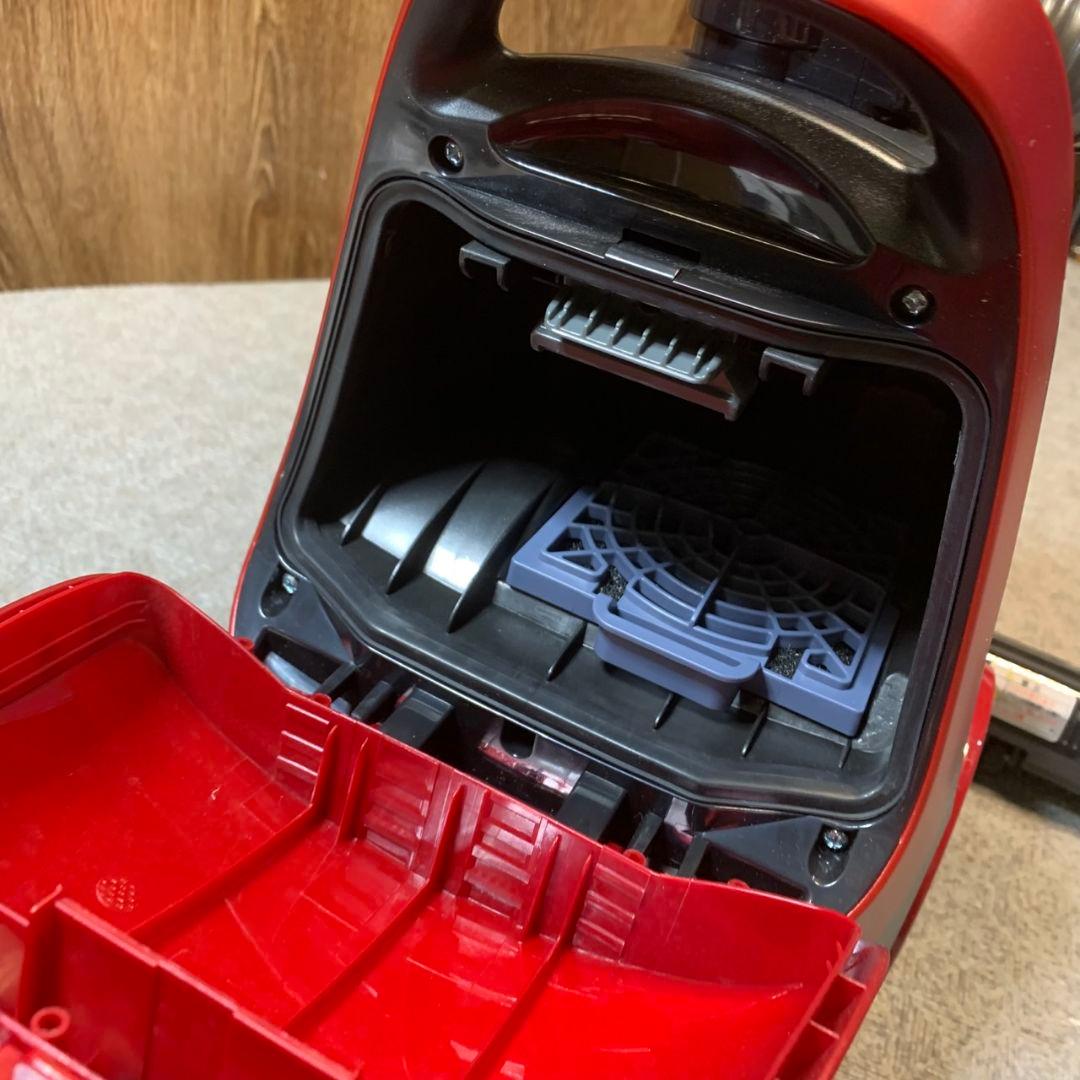 I625\" TOSHIBA VC-PH9-R 紙パック式 掃除機 23年製 赤