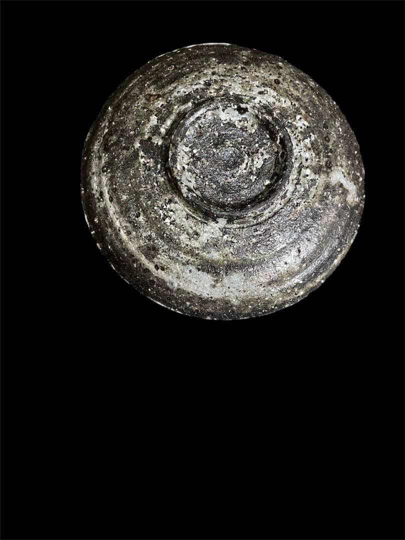 八田亨/黒三島/5寸（約15.5cm）民藝 皿