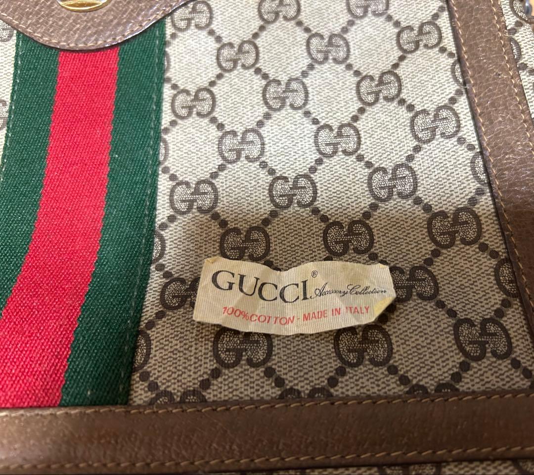 【3連休価格】OLD GUCCI GGパターンショルダーバッグ オールドグッチ