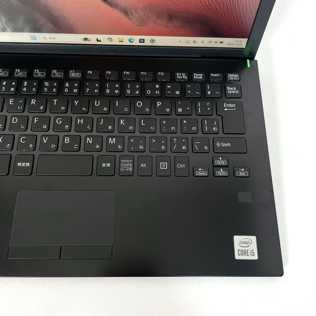 高性能ノートパソコン VAIO 13インチ 薄型 持ち運びに PC オフィス