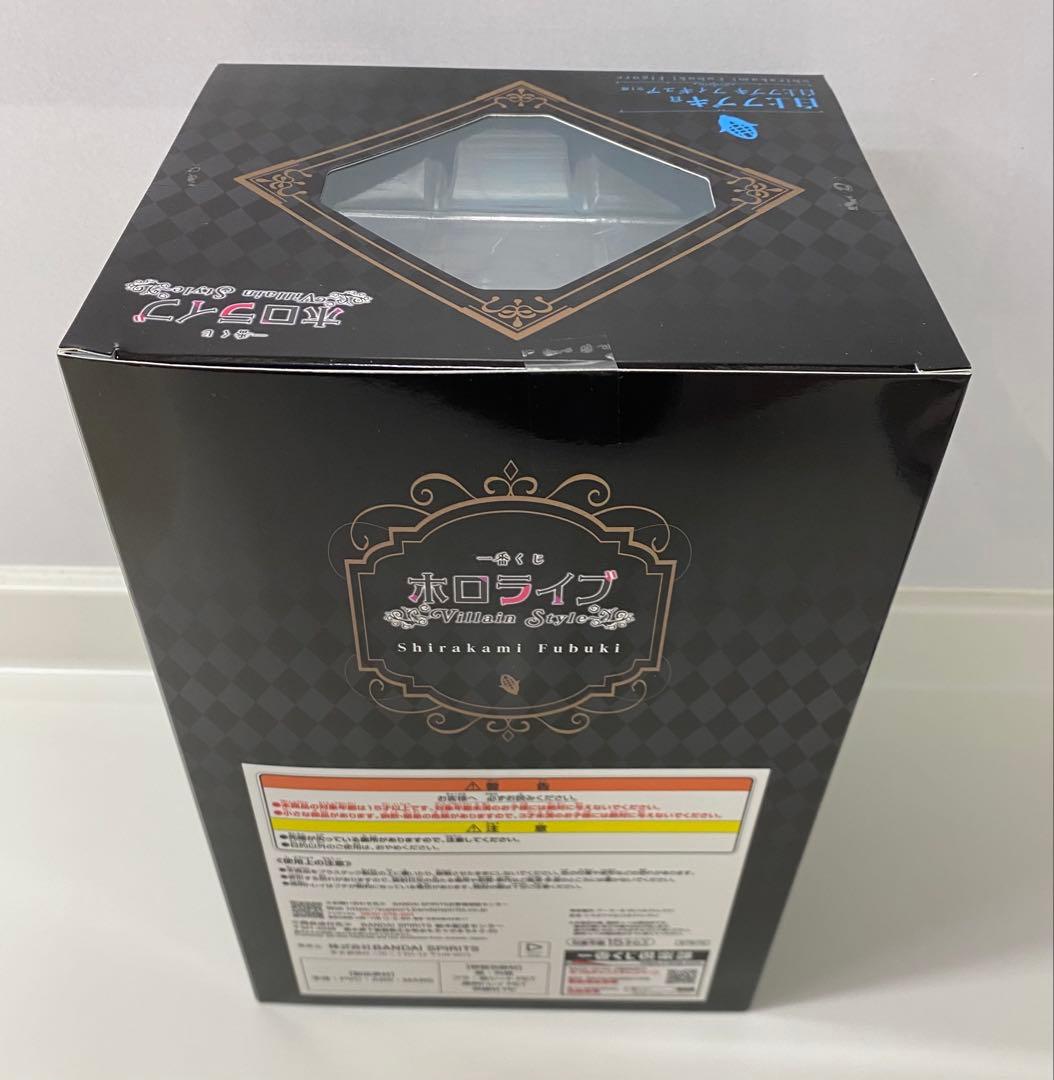 一番くじ　ホロライブ　ヴィランスタイル　白上フブキ　フィギュア　アクリルボード