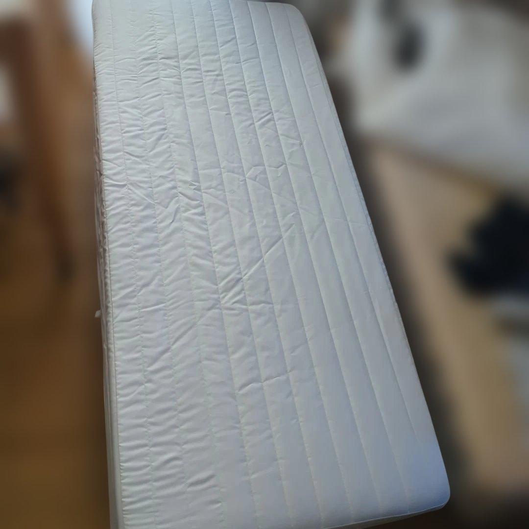 【送料込】 無印良品 ベッド 脚付マットレス 高密度ポケットコイル スモール