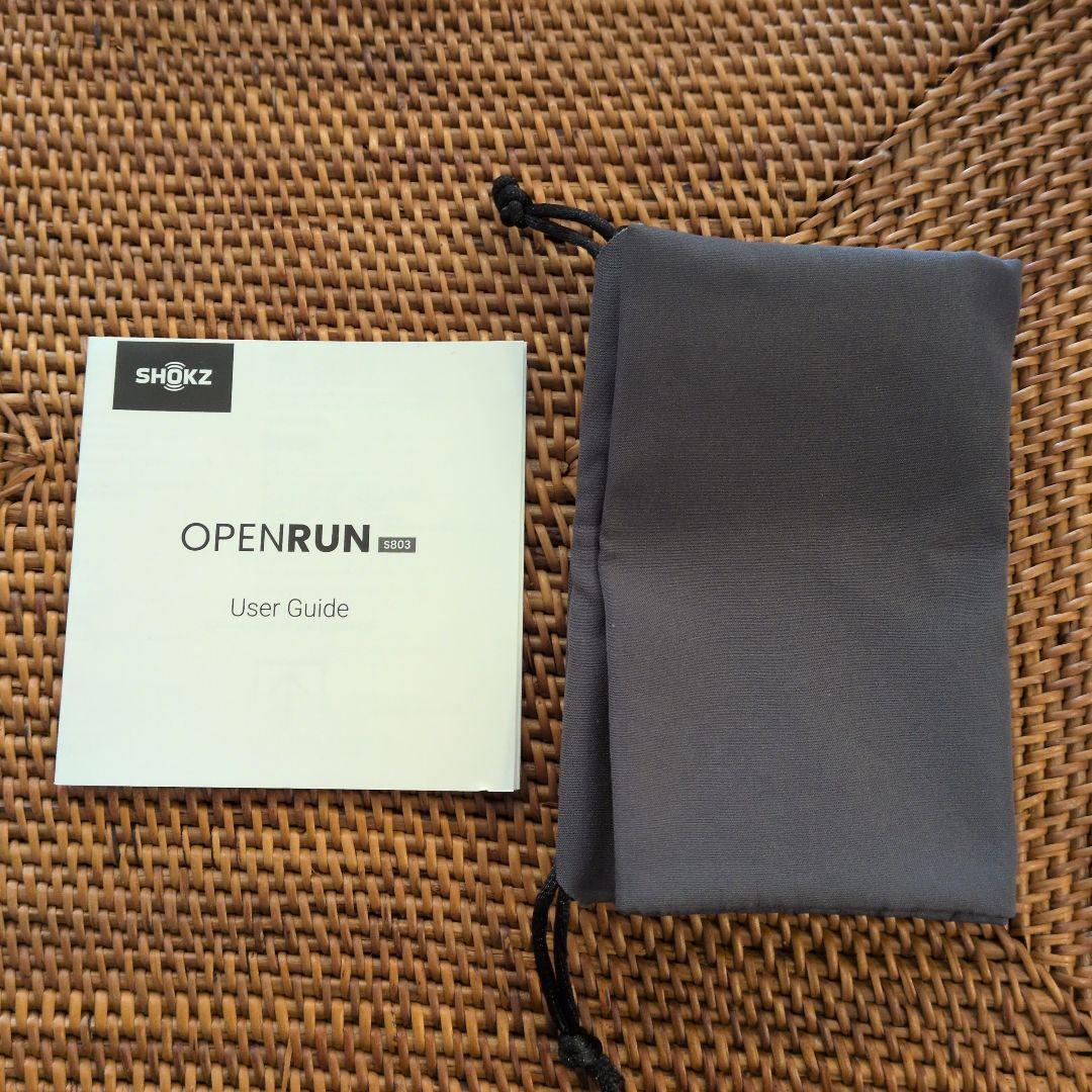 【新品同様・保証付き】SHOKZ OPENRUN Mini 骨伝導イヤホン