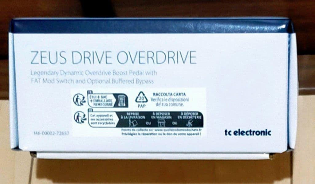 tc electronic ZEUS DRIVE CENTAUR ケンタウルス