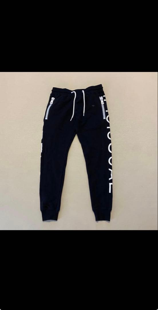 1piu1uguale3 セットアップ スウェット パーカー　黒