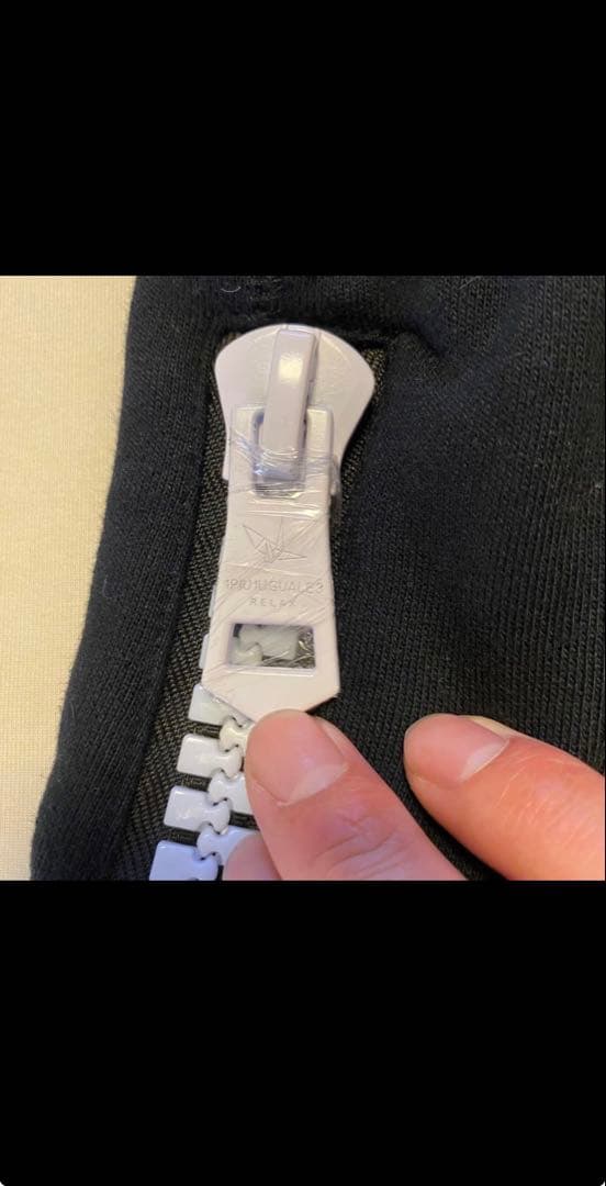 1piu1uguale3 セットアップ スウェット パーカー　黒