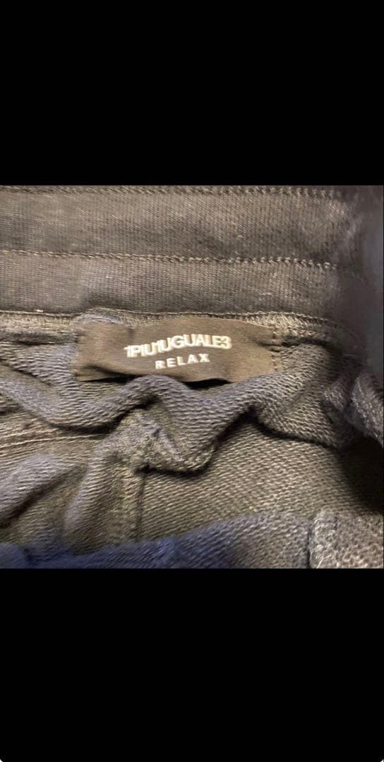 1piu1uguale3 セットアップ スウェット パーカー　黒