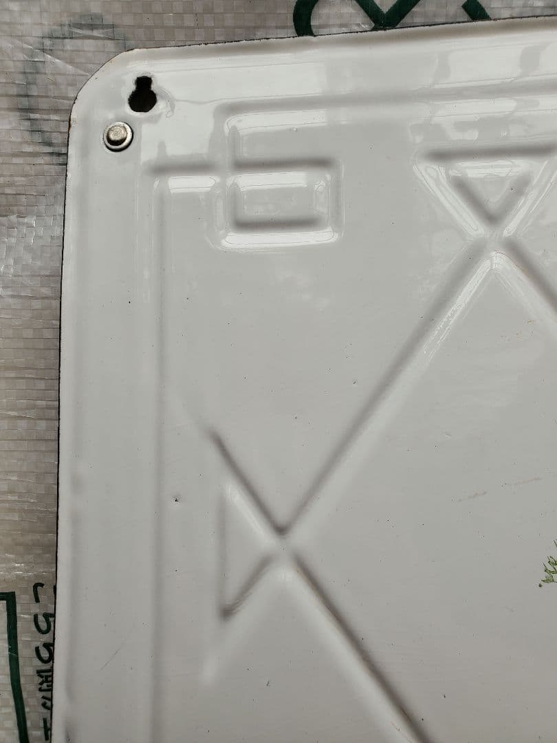 フランス　アンティーク　ホーロー　レードルラック