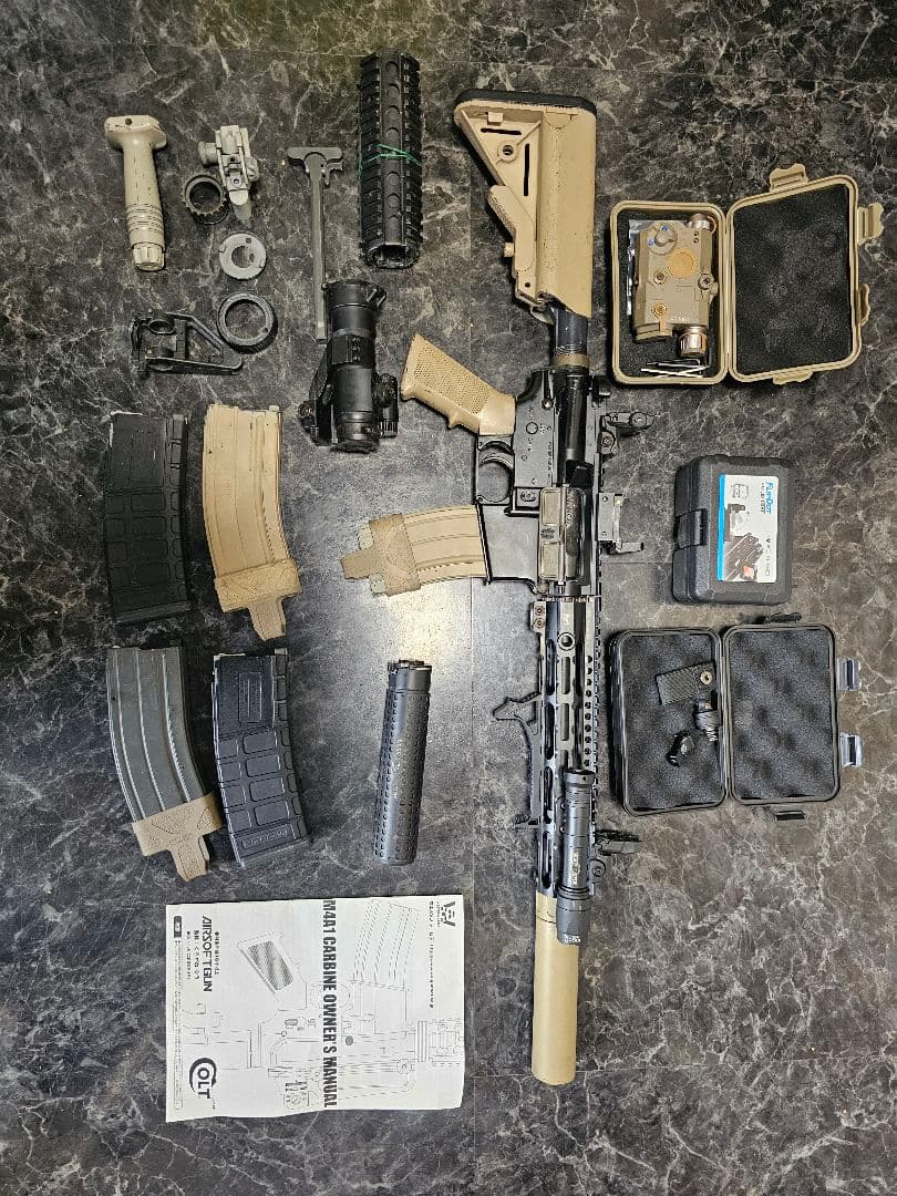 ジャンク品　ウェスタンアームズ　M4A1 MOD0 GBB マグナブローバック