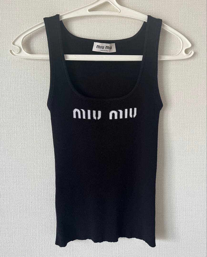 ✨miu miu ✨ロゴ タンクトップ サイズ36
