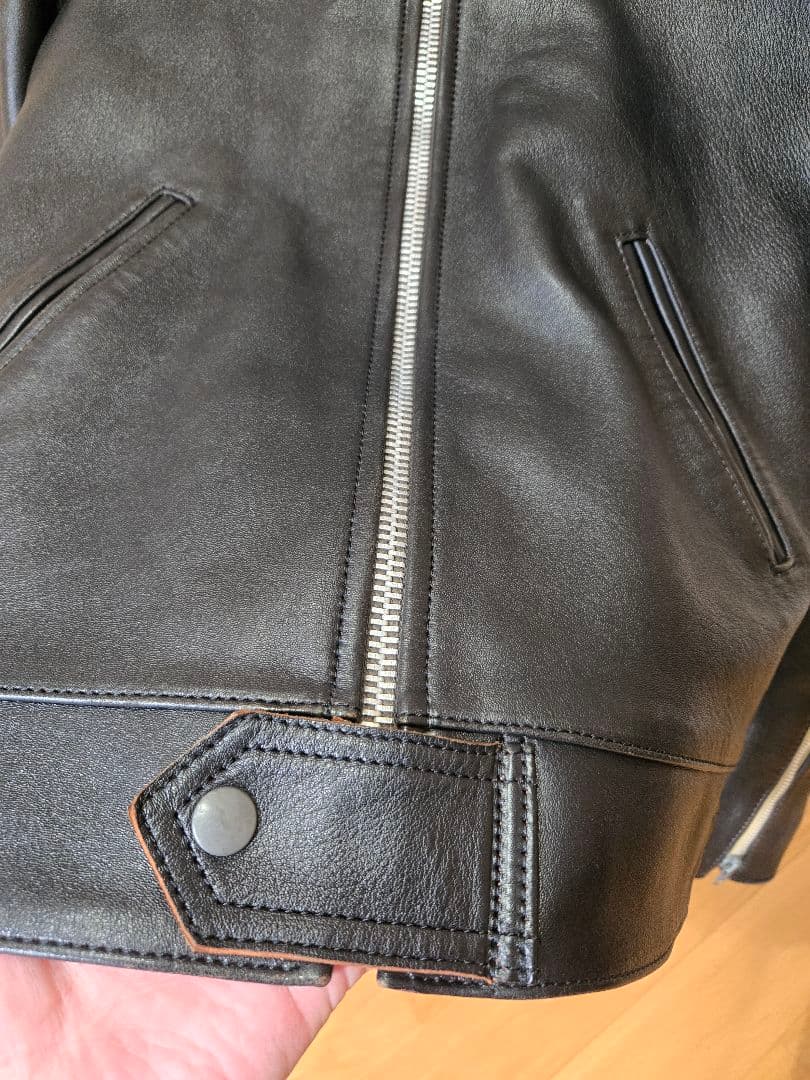 【茶芯】羊革 アディクトクローズ AD-01 ブラック 40