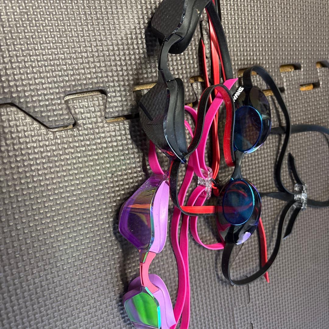 arena NSSU 競泳水着 青　ゴーグル3点