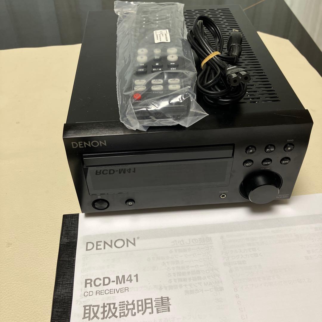 DENON CDレシーバー RCD-M41K 動作品 2019年製