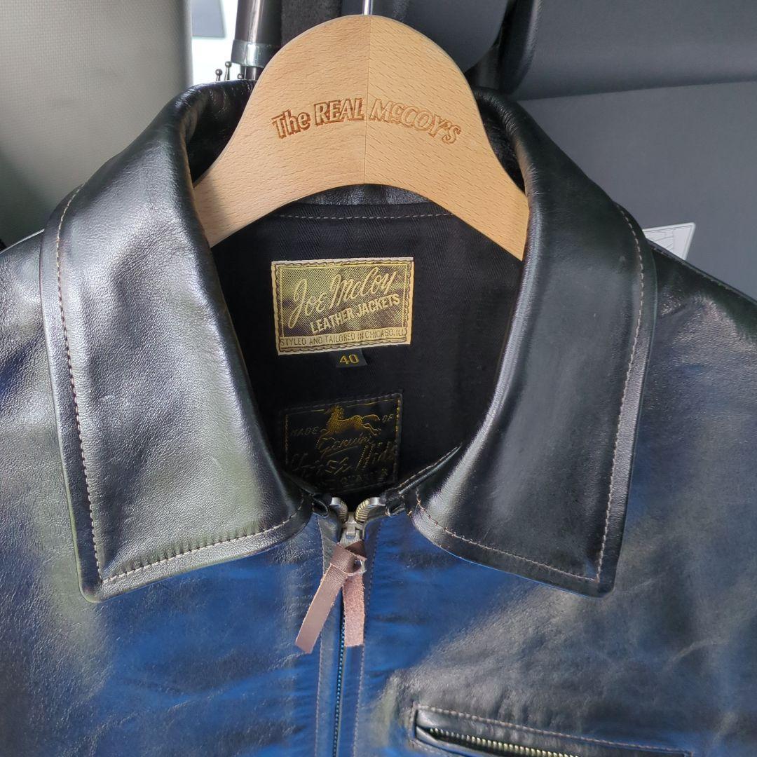 30s レザースポーツジャケットNELSON/THE REAL McCOY'S