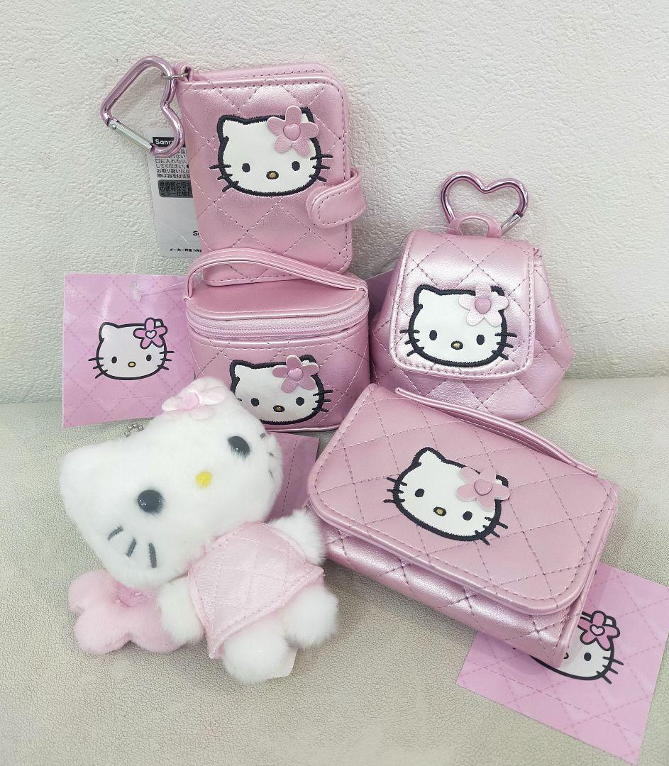 Sanrio 平成　レトロ　ミニチュアキルト　キティ 5点