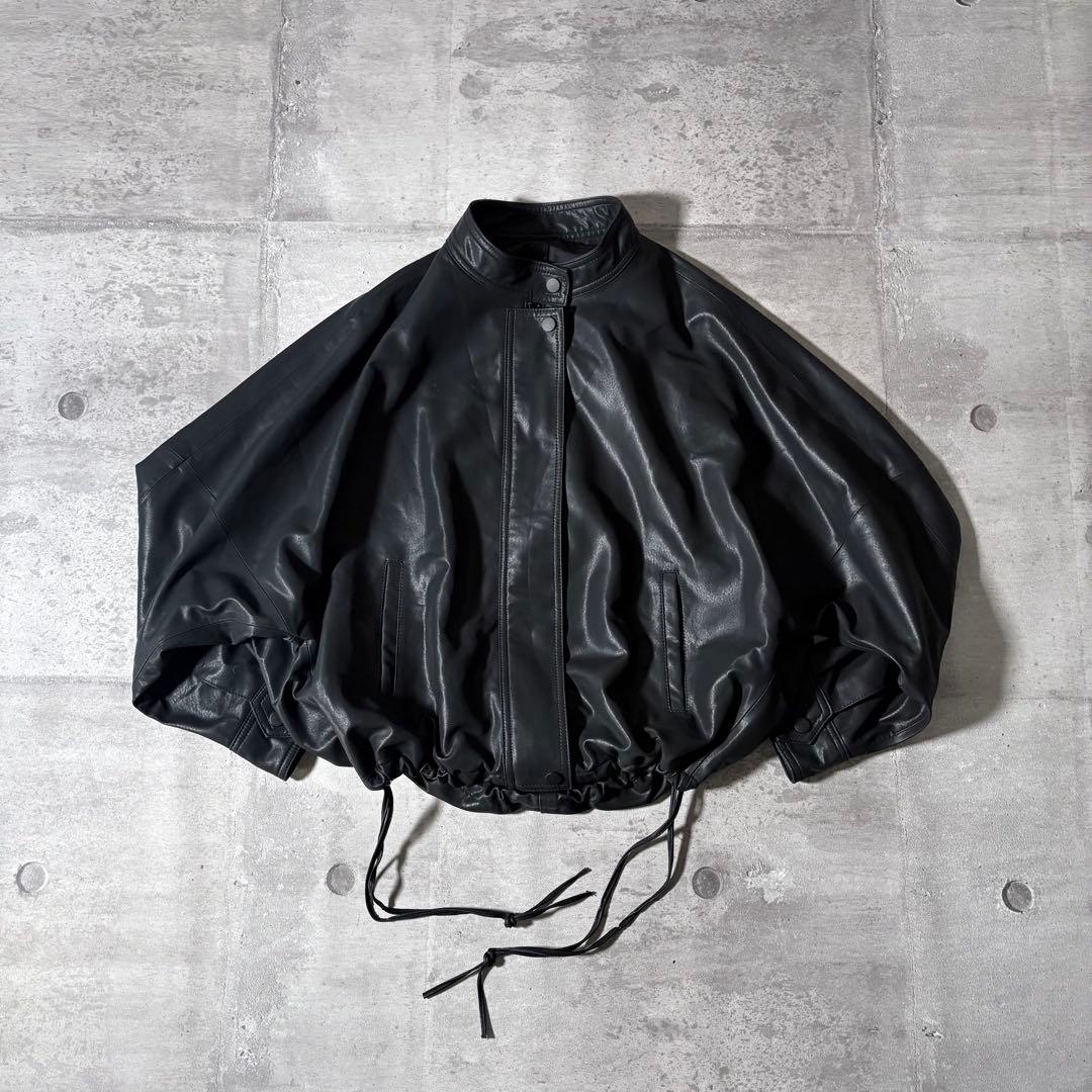 ジャケット・アウター leather jacket buggy parachute pants y2k