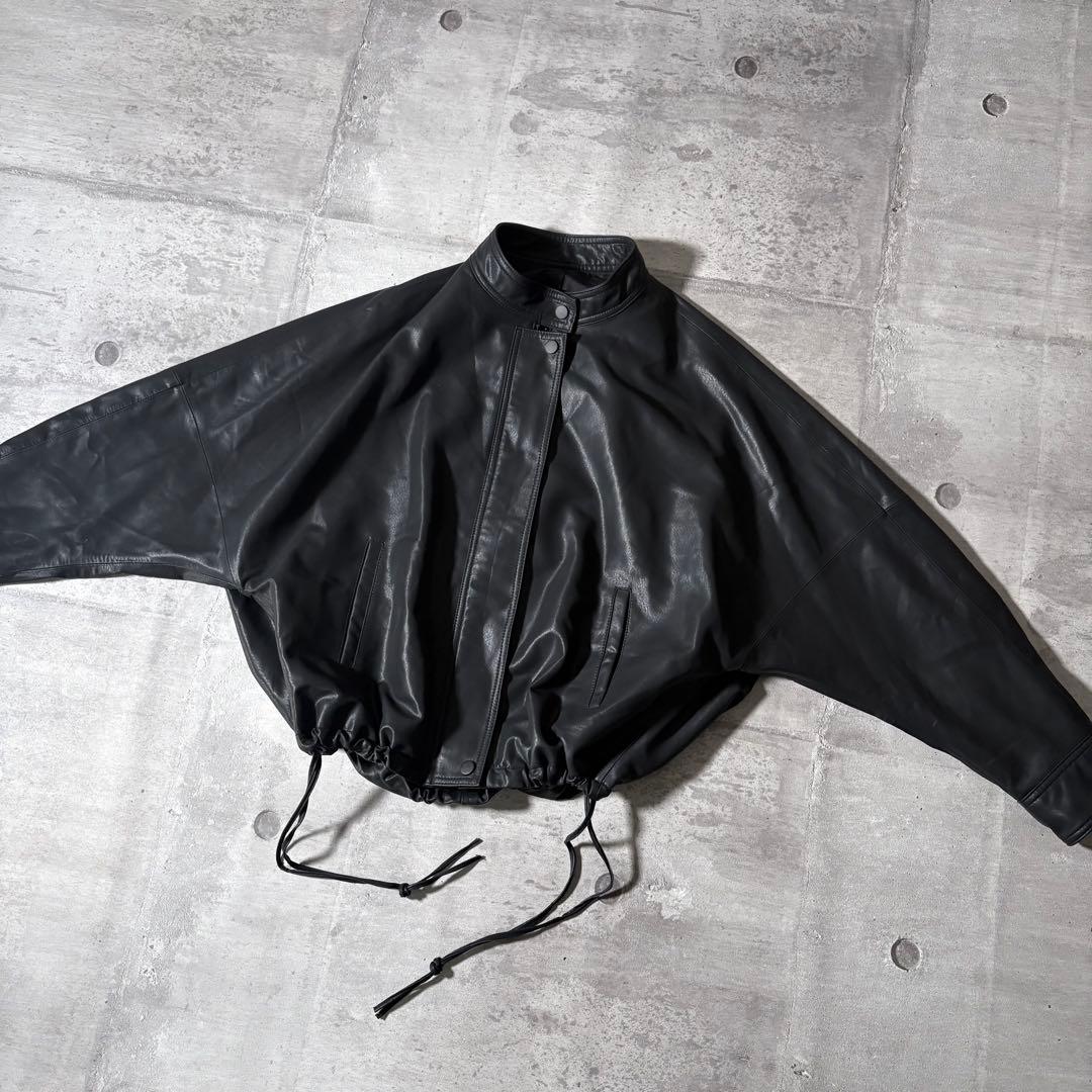 ジャケット・アウター leather jacket buggy parachute pants y2k