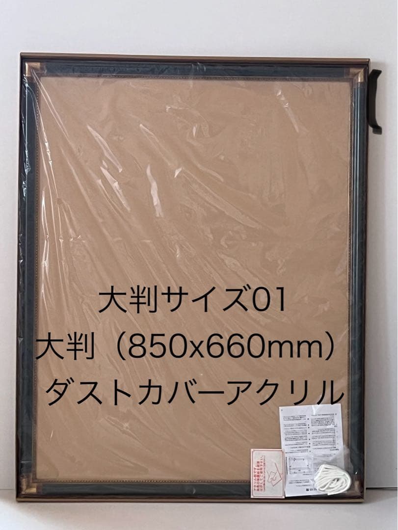 値下げ！選べるデザイン 選べる額縁 大判 850x660mm ダストカバー付