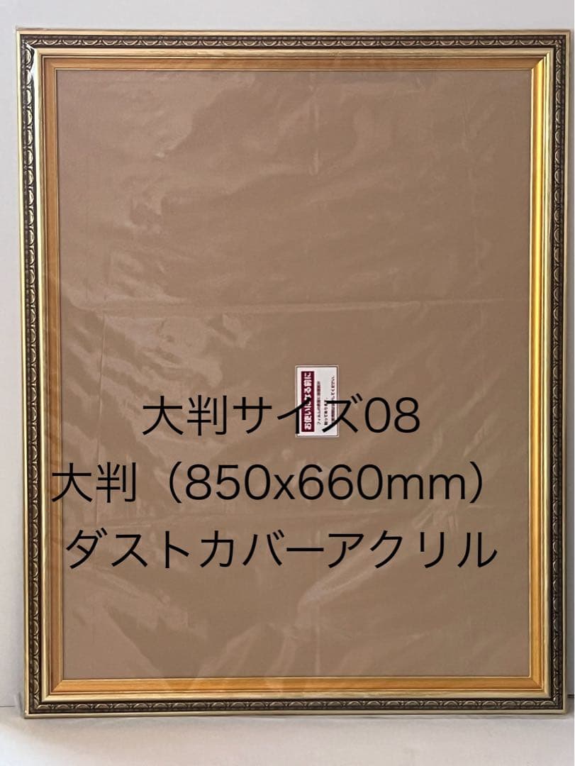 値下げ！選べるデザイン 選べる額縁 大判 850x660mm ダストカバー付