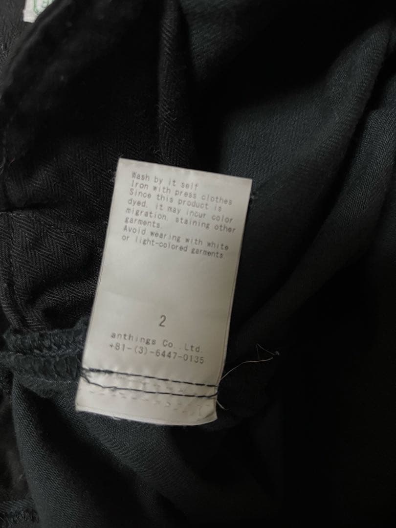 色落ち有　a.presse 25ss ブリティッシュアーミートラウザーズ