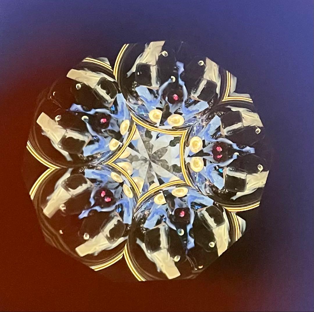 【万華鏡】ステンドグラス/オイル　池田憲昭作 希少品