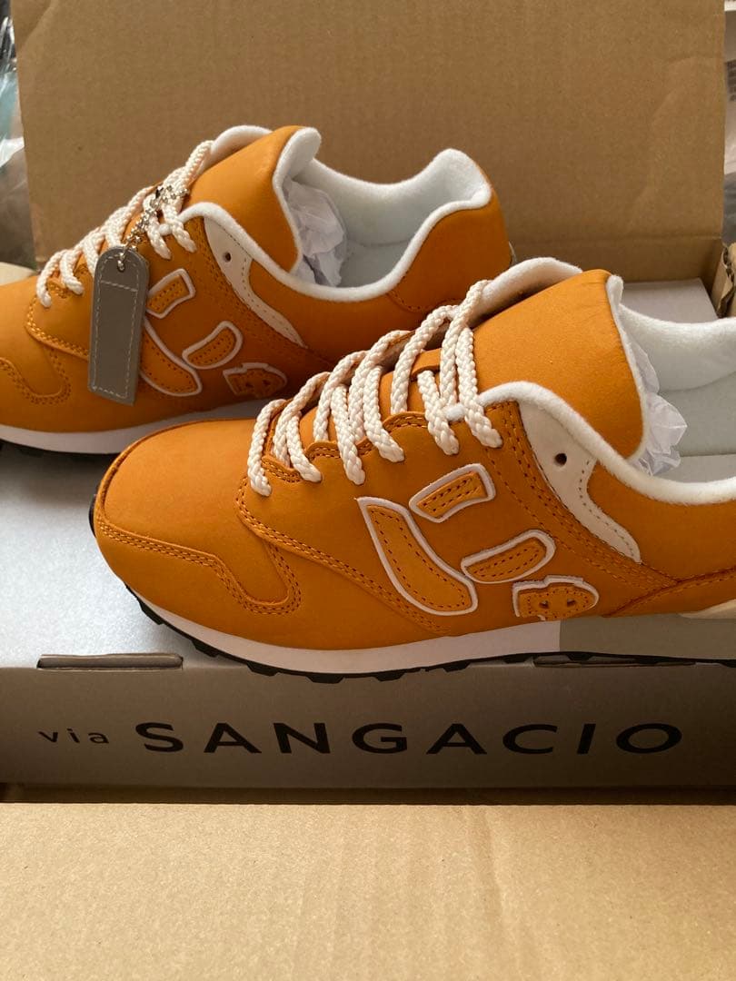 via SANGACIO 24.5cm オレンジ10周年記念モデル　未使用・新品