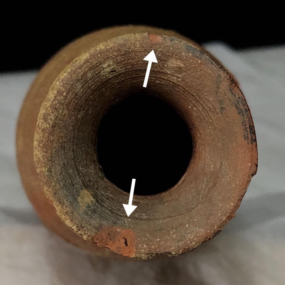 e2770 南蛮 花入 高さ25.5cm 木箱入り 茶道具