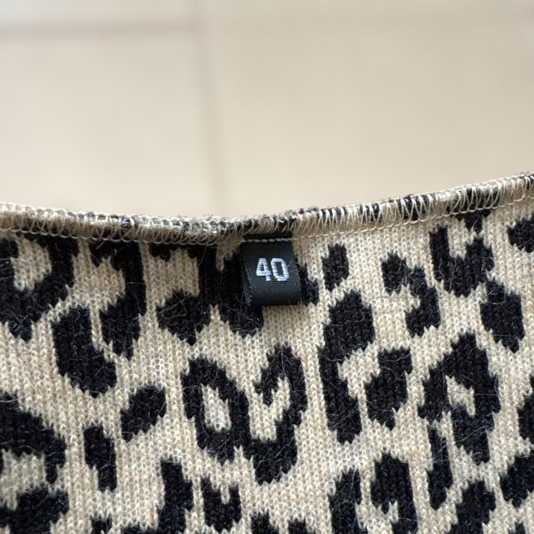 US三軒茶屋 レオパード　フェイクファー　ベスト 新品未使用　完売品