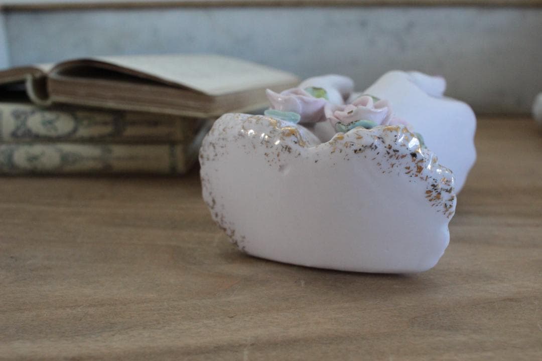 【D】バラ・レフトンのハンドモチーフ/Lefton Porcelain