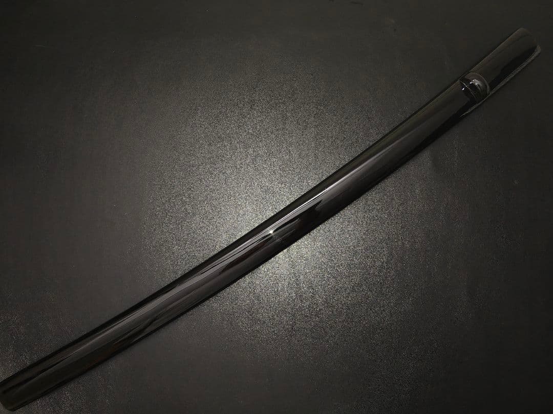 日本刀装具　高級鞘　黒色鞘　大刀　打刀　日本刀鞘　日本刀　刀装具　牛角拵え