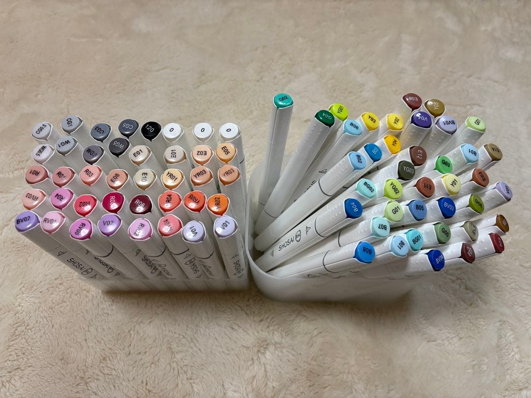 【全てほぼ未使用】計474本　ohuhu＋匠彩のアルコールマーカーまとめ売り