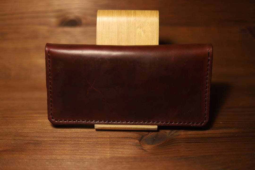 イタリアンレザーCOMIPEL社 ホースバット　トラッカーウォレット　即納OK‼️