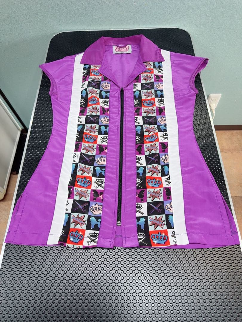 トリマーエプロン、レトロガール、スクラブ