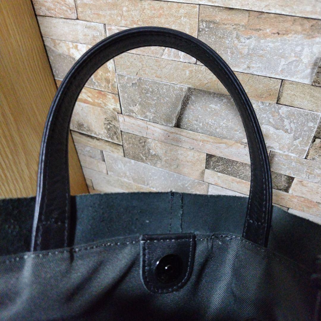 【美品】イアパピヨネ センターポイントトートバッグS 本革 ブラック