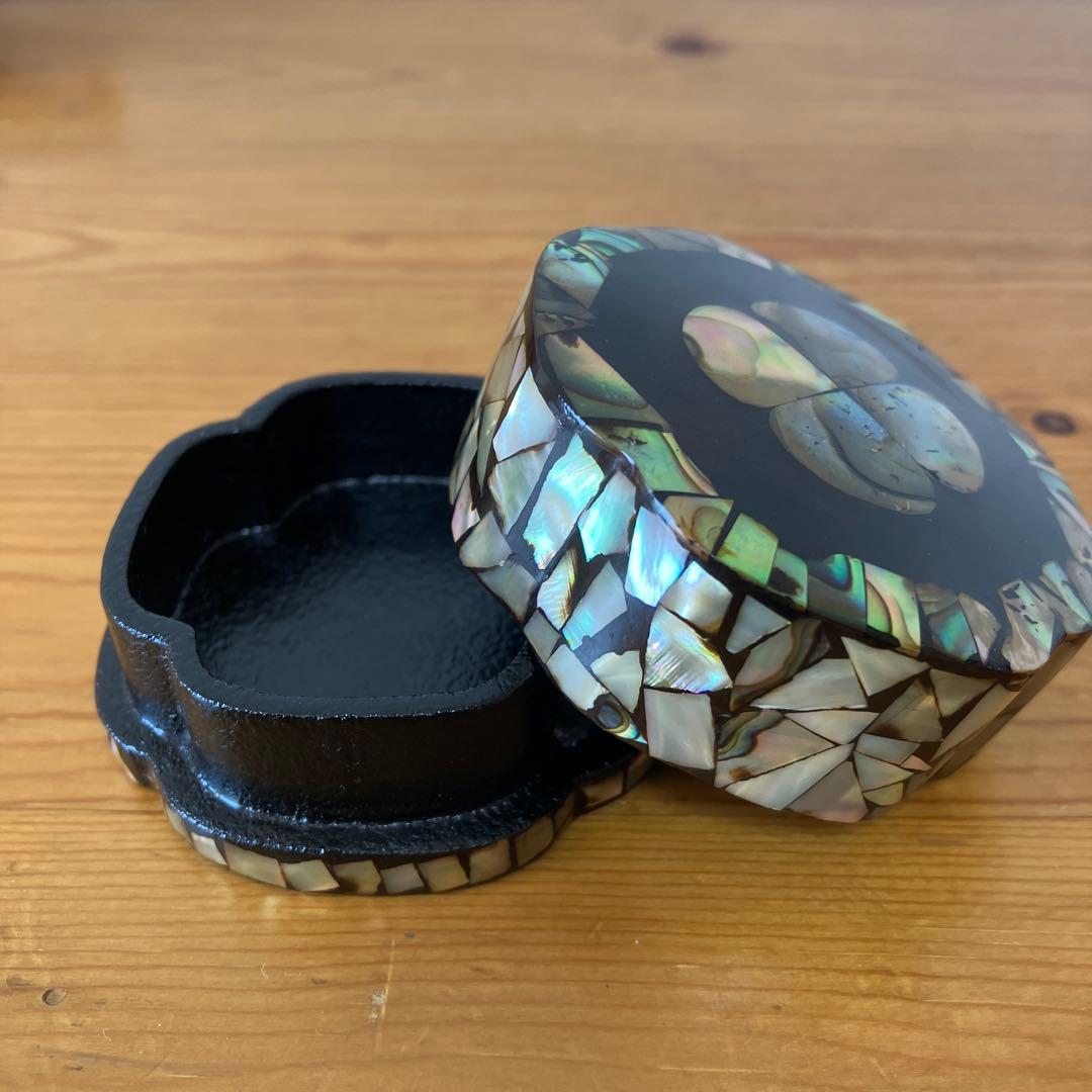 ゴルフさん、専用、螺鈿細工の香合