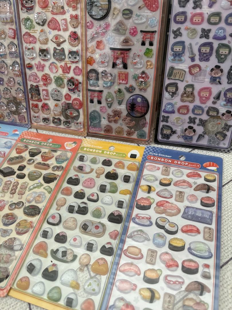 ボンボンドロップシール　和柄　10種セット　 値下げしました！