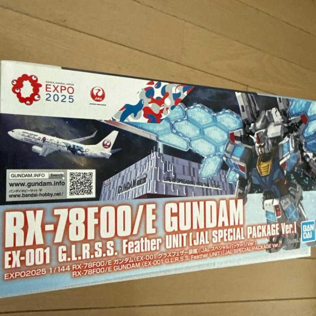 RX-78F00/E GUNDAM EX-001 JAL特別版　大阪関西万博記念