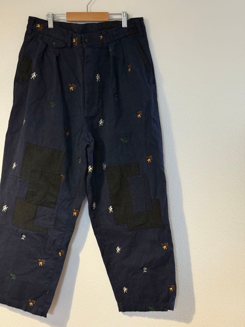 ビームスプラス パレススケート TROUSERS NAVY Lサイズ