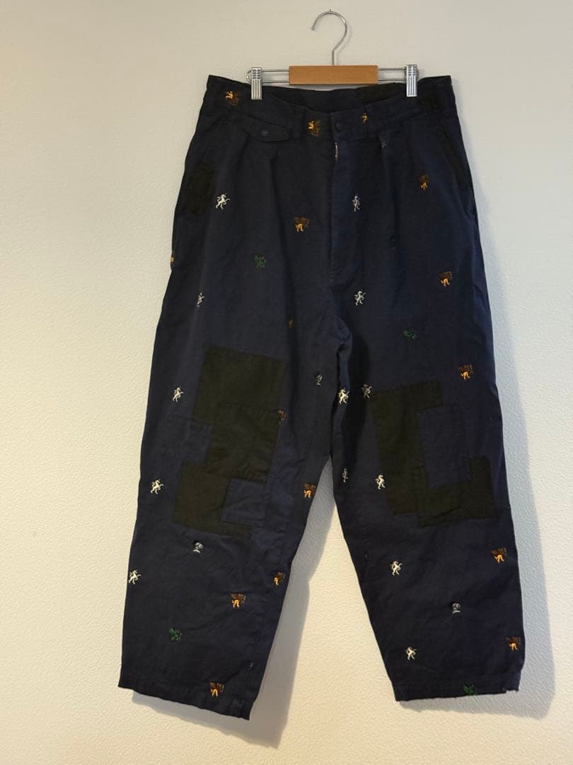 ビームスプラス パレススケート TROUSERS NAVY Lサイズ