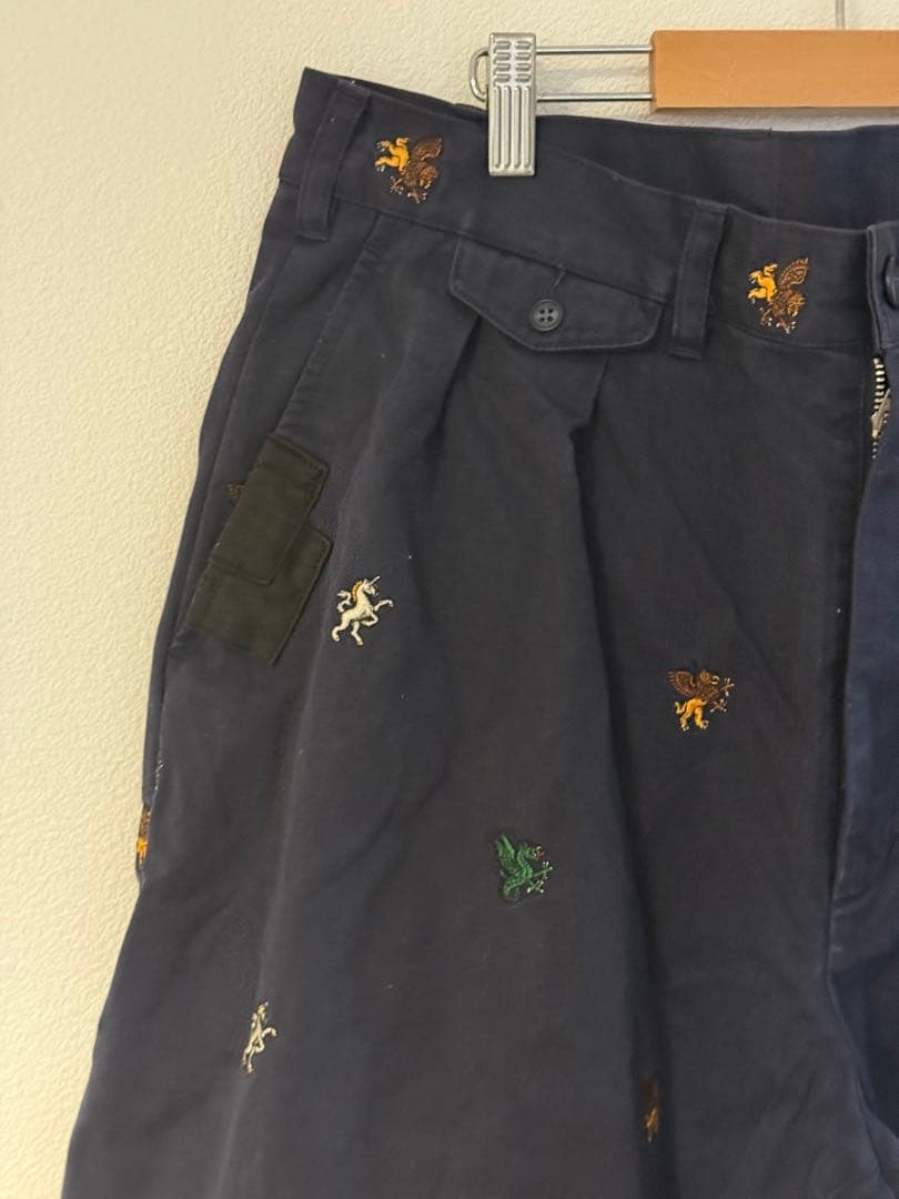 ビームスプラス パレススケート TROUSERS NAVY Lサイズ