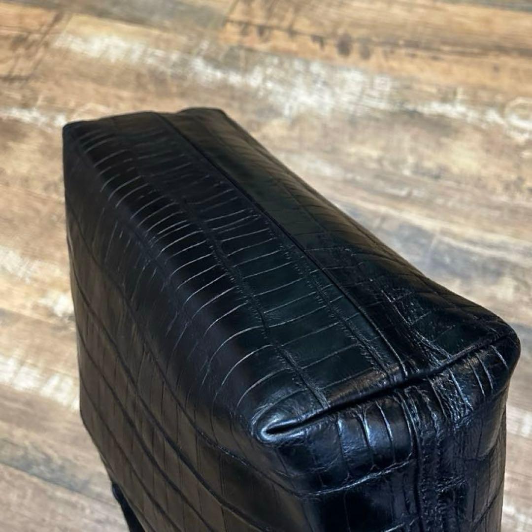 Felisi フェリージ クロコダイルエンボス トートバッグ ビジネスバッグ