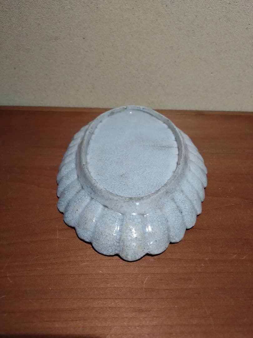 古清水 桔梗紋 輪花 長皿