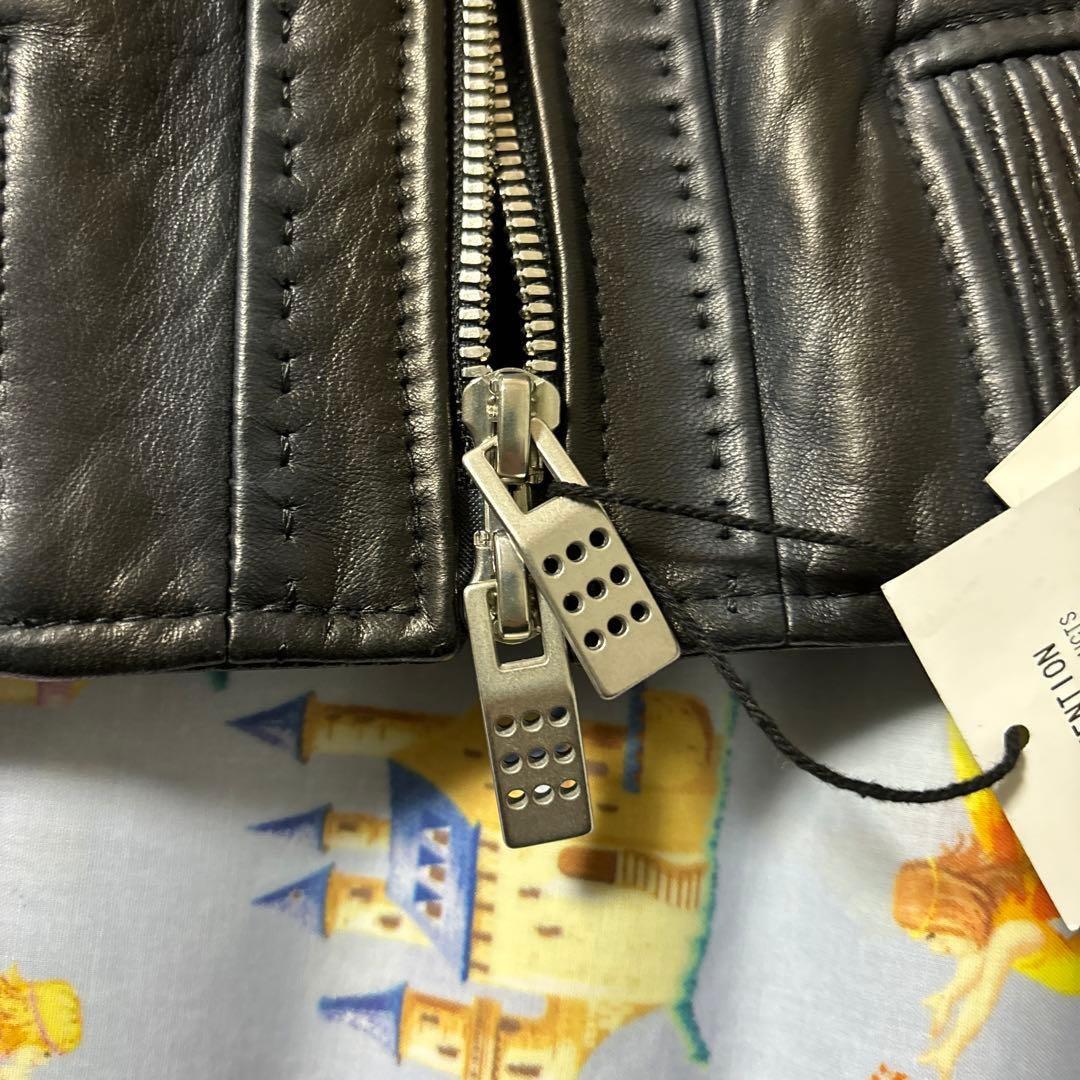 新品　C DIEM シープレザーグラデーションハリントンジャケット　ブルゾン　L