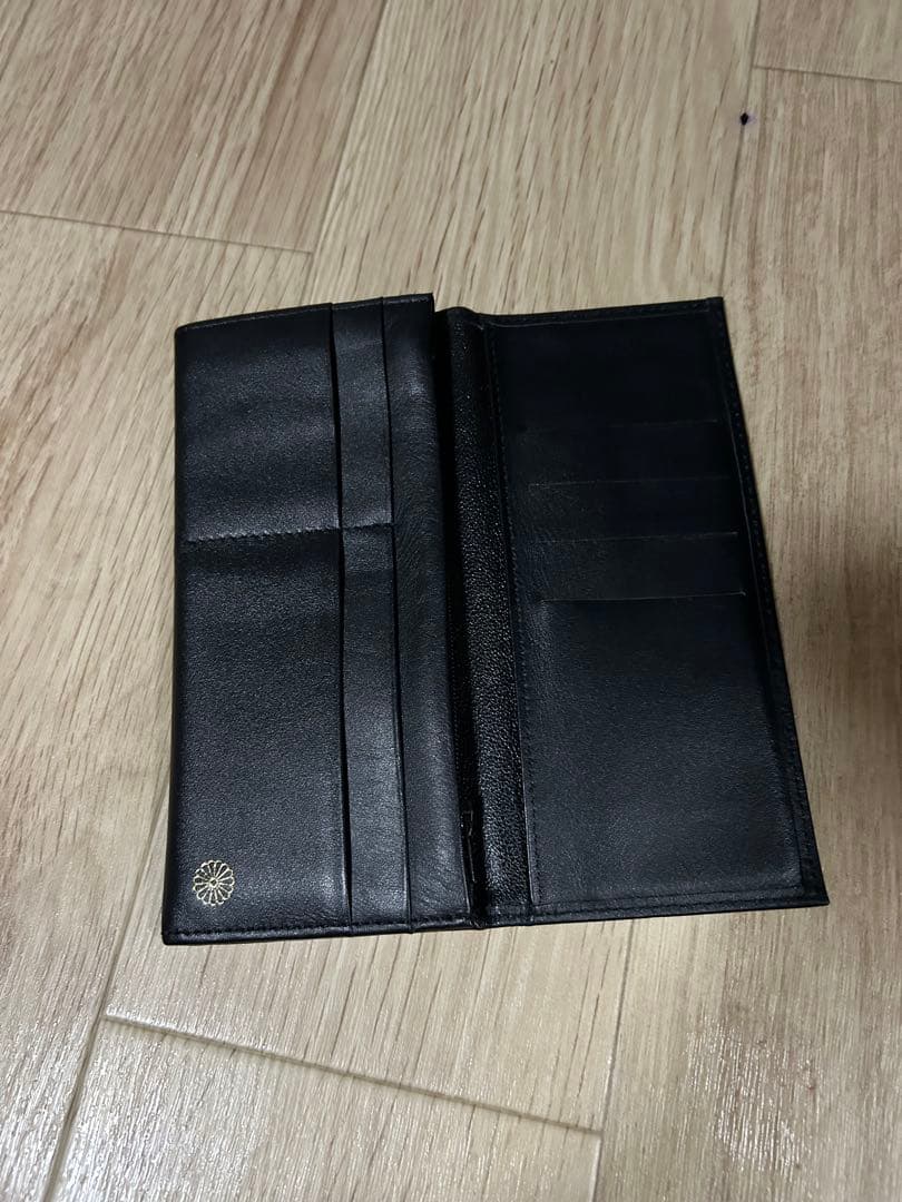 皇居財布　黒　一年使いました