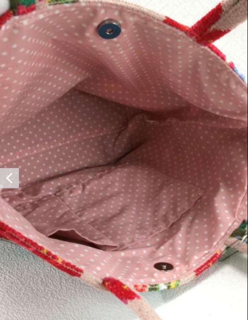 【はーちゅー様限定】フェイラー　イチゴ柄トートバッグ