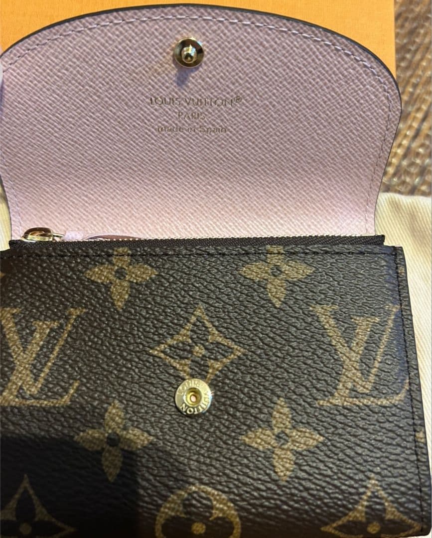 新品　未使用　ピンク　ルイヴィトン ポルトモネ・ロザリ ケース